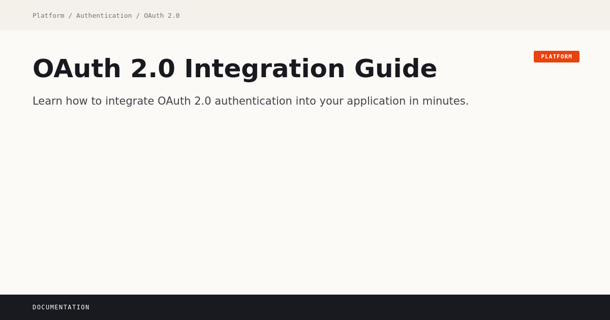 Documentation Page Open Graph image example