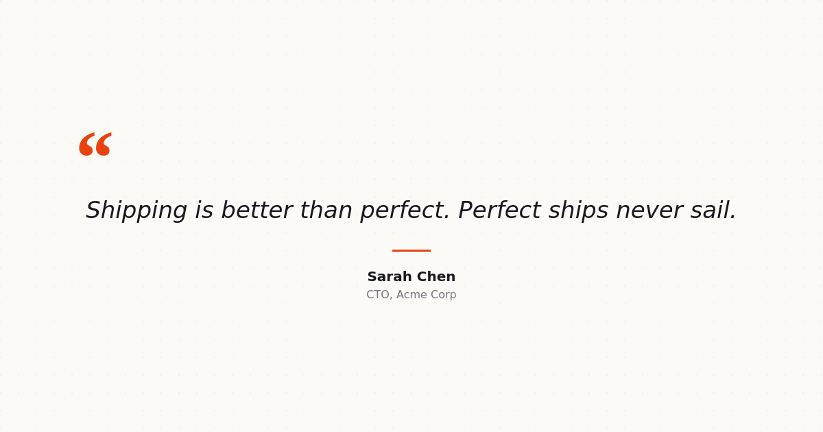 Quote Card Open Graph image example